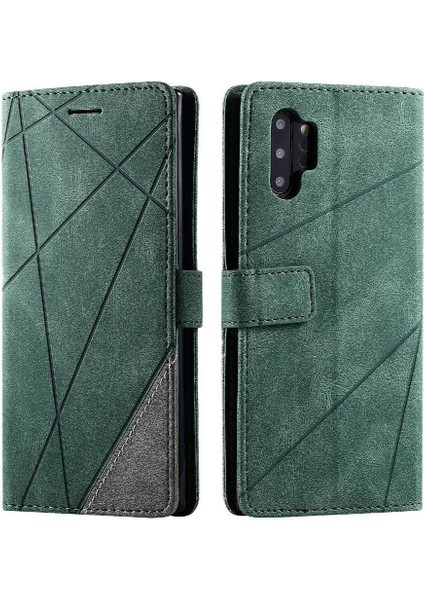 Samsung Galaxy Not 10 Artı Manyetik Darbeye Pu Deri Kart (Yurt Dışından)