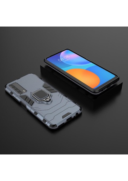 Huawei P Akıllı 2021 360 &deg; Dönen Halka Kickstand Askeri Damla (Yurt Dışından) fırsatları