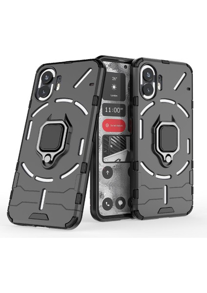 Nothing Kılıf Telefon 2 Darbeye Kapak 360 &deg; Dönen Halka Kickstand Damla (Yurt Dışından) fiyatları