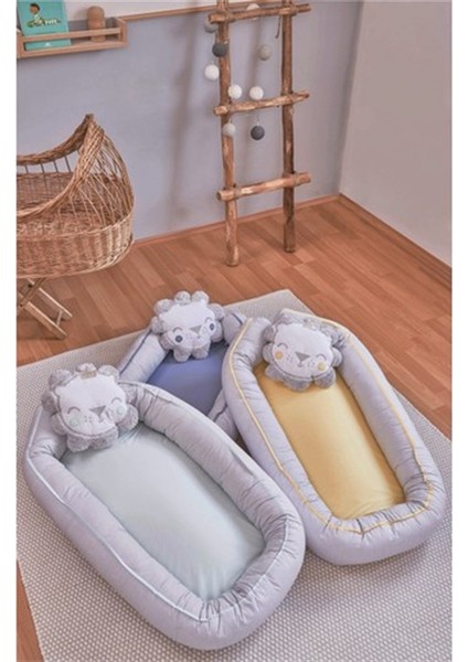 Anne & Baba Yanı Yatağı Baby Nest Lüx Lion Mint modelleri