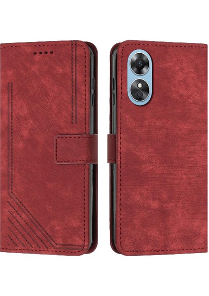 Uyumlu Oppo A17 4G/A17K Cüzdan Kılıfı (Yurt Dışından)