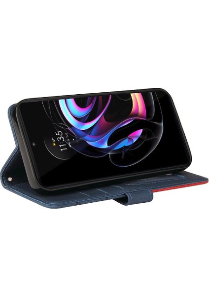 Bdt Shop Motorola Kenar 20 Pro Için Kart Yuvası Standı Iki Renkli Dikiş Pu (Yurt Dışından)