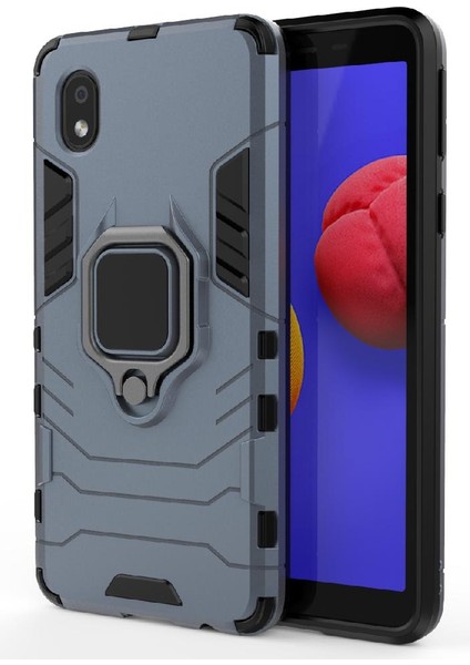 Samsung Galaxy A01 Çekirdek Darbeye Kapak Için Kılıf Kickstand Askeri Damla (Yurt Dışından) fiyatları