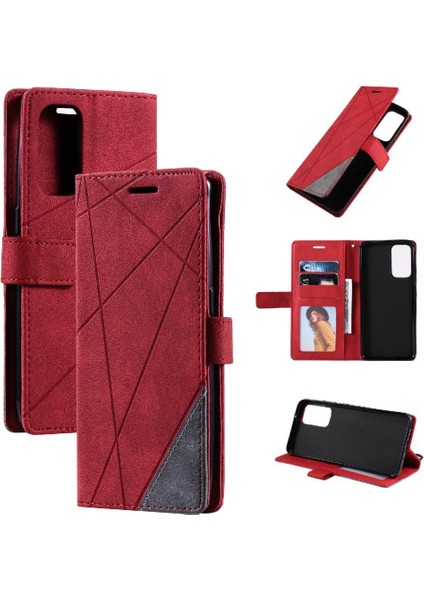 Oppo Case 5 Pro 5g Pu Deri Manyetik Darbeye Cüzdan Flip Için Kılıf (Yurt Dışından)