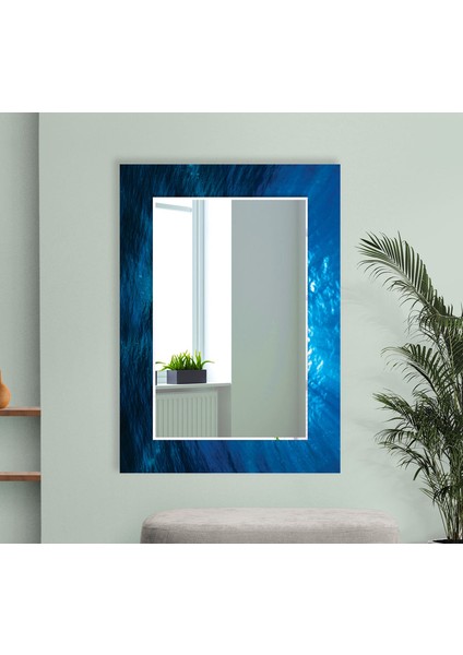 Soyut Desenli Temperli Cam Duvar Aynası fırsatları