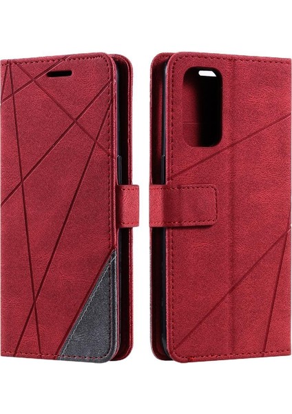 Oppo Case 5 4g/5g Kart Tutucu Için Kickstand Manyetik Cüzdan Flip Pu (Yurt Dışından)