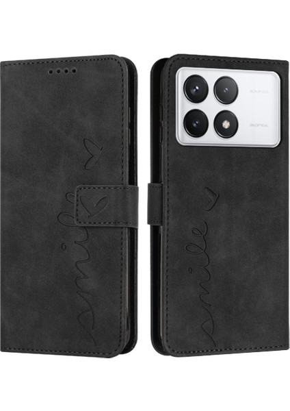 Xiaomi Redmi Için Kılıf K70/K70 Pro Tam Koruma Pu Deri Kart Çevirme (Yurt Dışından)