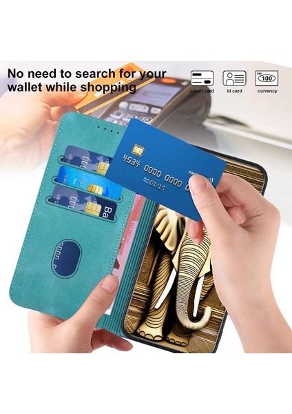Infinix Not 30 Pro Için Kılıf Darbeye Deri Kılıf Pu Deri Kapak Çevirin (Yurt Dışından)