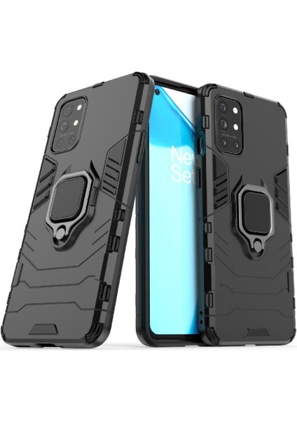Oneplus 9r Kickstand Için Kılıf 360 &deg; Dönen Halka Darbeye Kapak Askeri (Yurt Dışından)