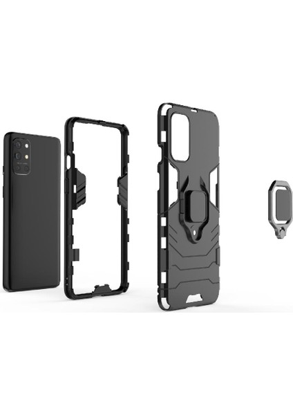Oneplus 9r Kickstand Için Kılıf 360 &deg; Dönen Halka Darbeye Kapak Askeri (Yurt Dışından) fiyatları