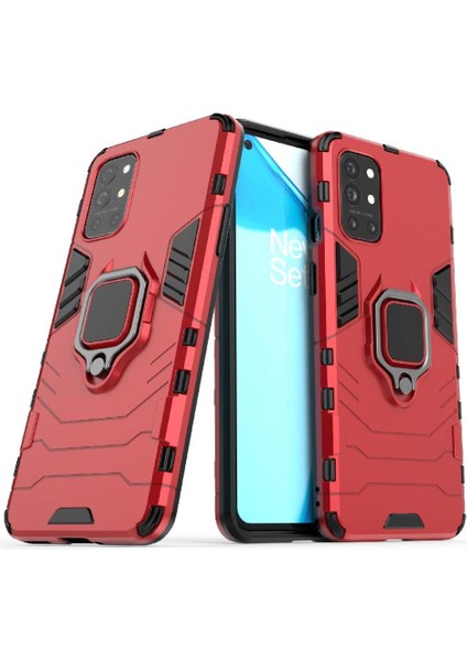 Oneplus 9r Kickstand Için Kılıf 360 &deg; Dönen Halka Darbeye Kapak Askeri (Yurt Dışından)