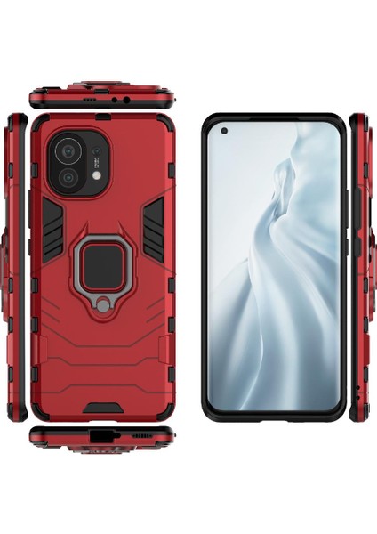 Xiaomi 11 5g 360 &deg; Dönen Halka Askeri Damla Koruma Kickstand (Yurt Dışından) fırsatları