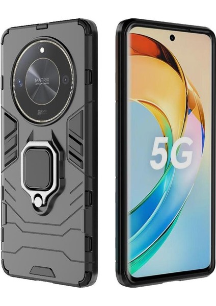 Onur Için Kılıf Sihirli 6 Lite Kickstand 360 &deg; Dönen Halka Darbeye Kapak (Yurt Dışından)