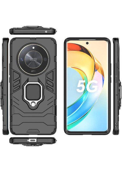 Onur Için Kılıf Sihirli 6 Lite Kickstand 360 &deg; Dönen Halka Darbeye Kapak (Yurt Dışından) modelleri