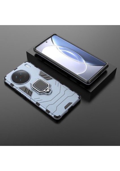 Vıvo X90 5g Için Kılıf 360 &deg; Dönen Halka Darbeye Kapak Kickstand Askeri (Yurt Dışından) fiyatları