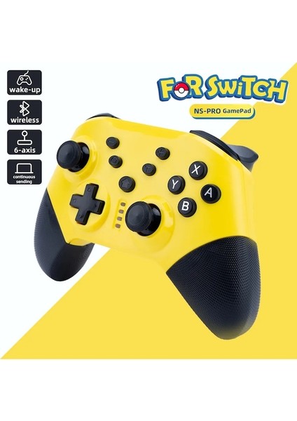 Uyandırma Fonksiyonlu Blue Green-Switch Kablosuz Oyun Kumandası Ns Gamepad, Titreşimli Tek Tıklamayla Uyandırma Fonksiyonu, (Yurt Dışından)