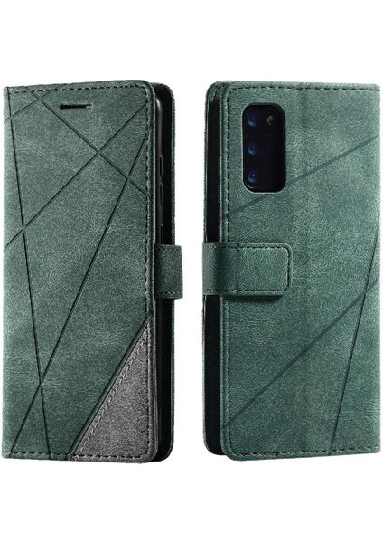Samsung Galaxy S20 Manyetik Kart Tutucu Için Kılıf Kickstand Cüzdan Flip Pu (Yurt Dışından)