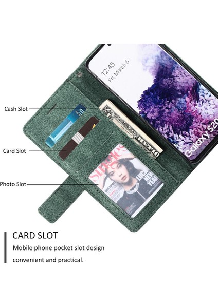Samsung Galaxy S20 Manyetik Kart Tutucu Için Kılıf Kickstand Cüzdan Flip Pu (Yurt Dışından) fırsatları