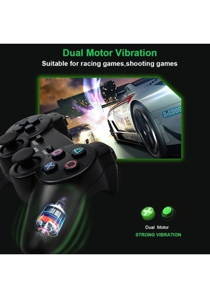 Mavi-Sony Ps2 Kablosuz Denetleyici Gamepad Için Playstation 2 Joystick Konsolu Için Ps2 Için Sony Ps1 Şeffaf Renk (Yurt Dışından)