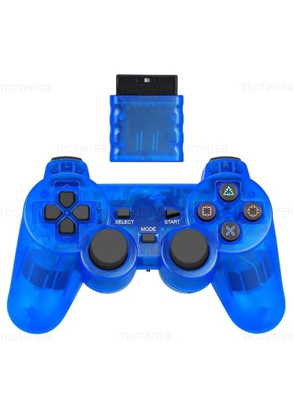 Mavi-Sony Ps2 Kablosuz Denetleyici Gamepad Için Playstation 2 Joystick Konsolu Için Ps2 Için Sony Ps1 Şeffaf Renk (Yurt Dışından) fiyatları
