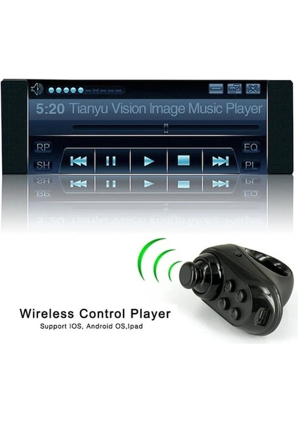 Bluetooth 3.0 Oyun Denetleyicisi R1 Mini Halka Bluetooth Uyumlu Kablosuz Vr Uzaktan Kumanda Gamepad Playstation Android 3D Gözlük Oyunu (Yurt Dışından)