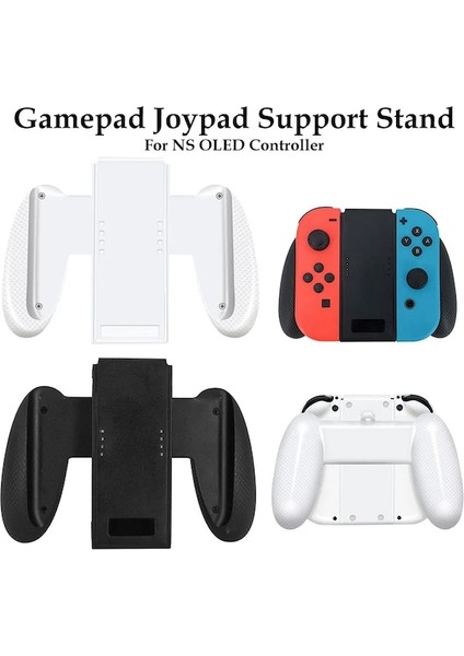 Siyah-Nintendo Anahtarı OLED Denetleyici Kavrama Kolu Rahat Gamepad Joypad Destek Braketi Oyun Tutucu Joystick Aksesuarları (Yurt Dışından) fiyatları