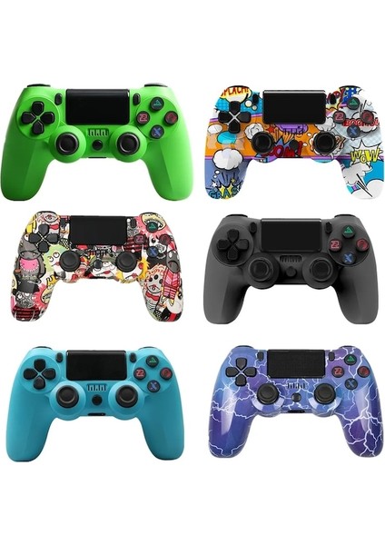 Yeşil-Kablosuz Bluetooth Gamepad Ps4 Denetleyicisi Için Fit Ps4/ince/pro Konsol Ps4 Pc Joystick Ps3 Controle Konsolu Akıllı Titreşim (Yurt Dışından)