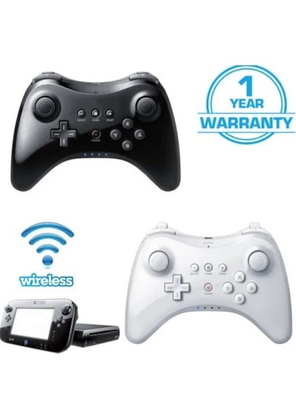 Siyah-Kablosuz Klasik Pro Denetleyici Joystick Gamepad USB Kablosu Ile Nintendo Wii U Pro Için Kablosuz Denetleyici (Yurt Dışından) fiyatları