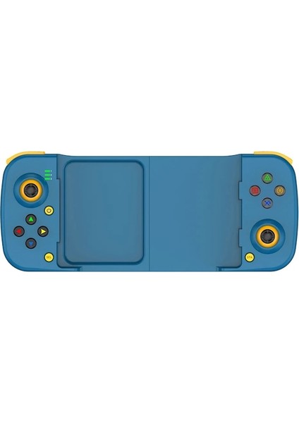 Mavi-Kablosuz Bluetooth Oyun Denetleyicisi Teleskopik Gamepad Joystick Samsung Xiaomi Huawei Android Iphone Uyumlu ile Şarj Kablosu (Yurt Dışından)