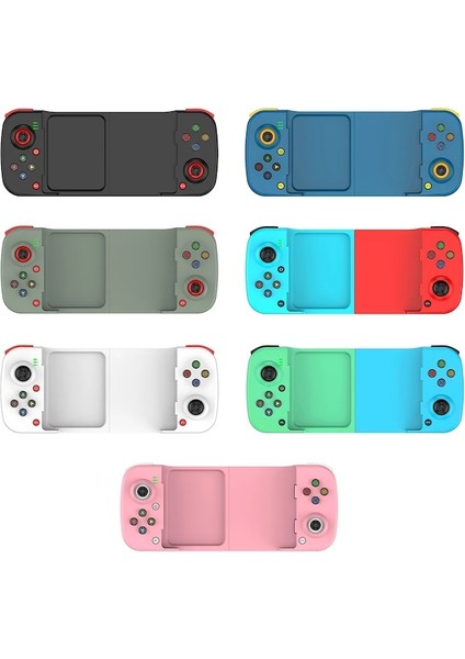 Mavi-Kablosuz Bluetooth Oyun Denetleyicisi Teleskopik Gamepad Joystick Samsung Xiaomi Huawei Android Iphone Uyumlu ile Şarj Kablosu (Yurt Dışından)