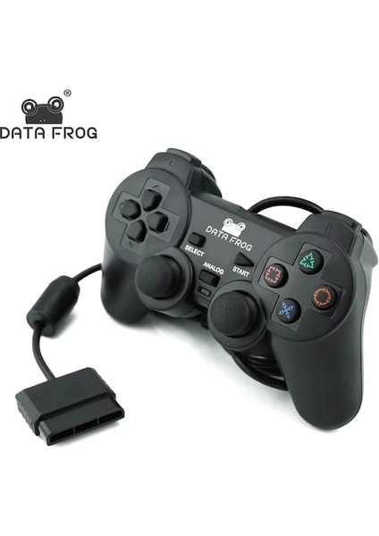 Kırmızı Kablosuz-Siyah Kablolu Denetleyici Oyunları Kablo Uzunluğu 180 cm Sony Ps2 Playstaion Için Kablolu Gamedpas Joystick Satış Yüksek Kalite (Yurt Dışından)