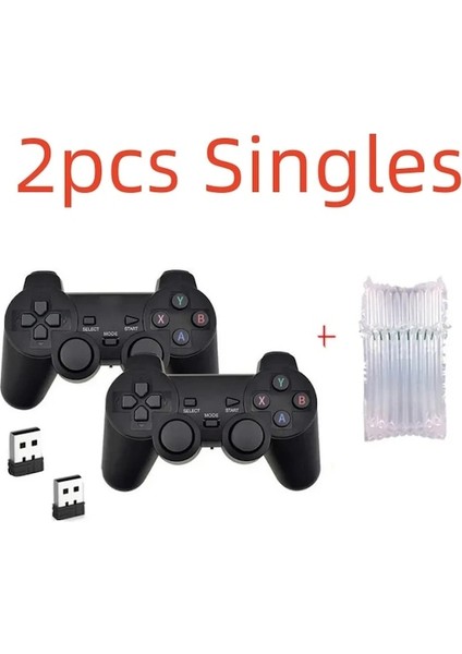 2 Adet Singles-2.4g Kablosuz Çiftler Joystick Video Oyunu Konsolu Oyun Kutusu Oyun Sopa Denetleyicisi Android Tv Kutusu Pc Kontrol Gamepadler (Yurt Dışından)