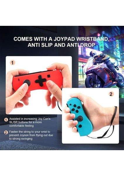 Nintendo Anahtarı Için Beyaz Kablosuz Joypad Denetleyici OLED Oyun Konsolu L/r Kolu Kavrama 6 Eksenli Gyro Uyandırma Ekranları Fonksiyonu (Yurt Dışından) indirimleri