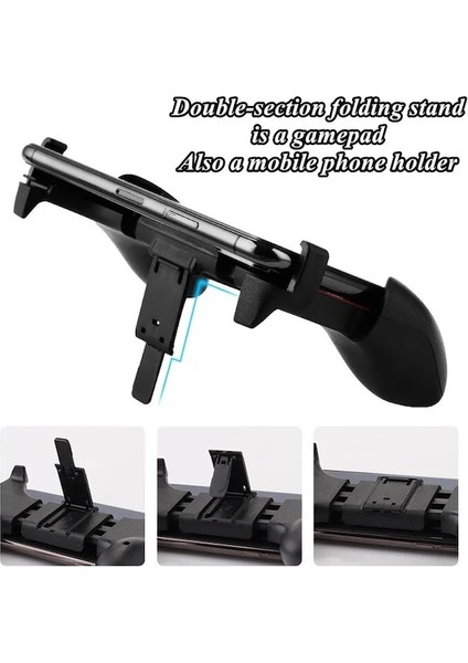 W1-S-01 Cep Telefonu Oyun Denetleyicisi Pubg Amaç Çekim Için Gamepad Joystick Iphone Uyumlu Xiaomi Shooter Oyun Kavrama Aux Düğme Kolu (Yurt Dışından) fırsatları