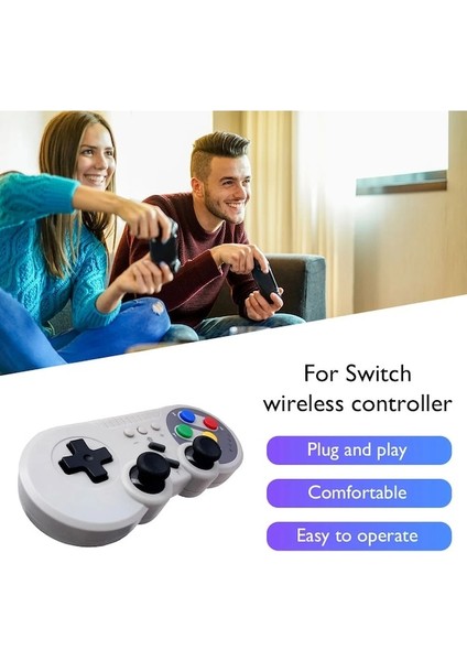 Siyah-Mini Kablosuz Kolu Dahili Çift Motorlu Kontrol Titreşim Rocker Ns Anahtarı / Windows Bluetooth Uyumlu Denetleyici (Yurt Dışından) indirimleri