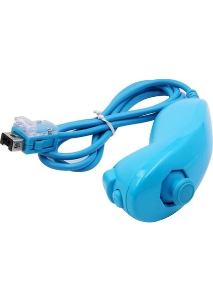 Gökyüzü Mavi-Nunchuck Nunchuk Video Oyunu Denetleyicisi Nintendo Wii Konsolu Için Uzaktan 4 Renk (Yurt Dışından)