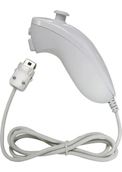 Nintendo Wii Konsolu Için Mavi Hareket Tabanlı Kablolu Nunchuck Denetleyici Video Oyunu El Kavisli Oyun Kolu Denetleyicisi (Yurt Dışından) indirimleri