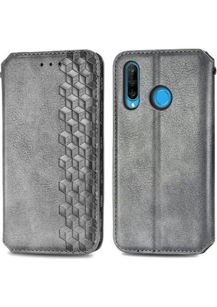 Huawei P30 Lite Flip Kapak Için Kılıf Moda Tasarım Cüzdan Fonksiyon Vaka (Yurt Dışından)
