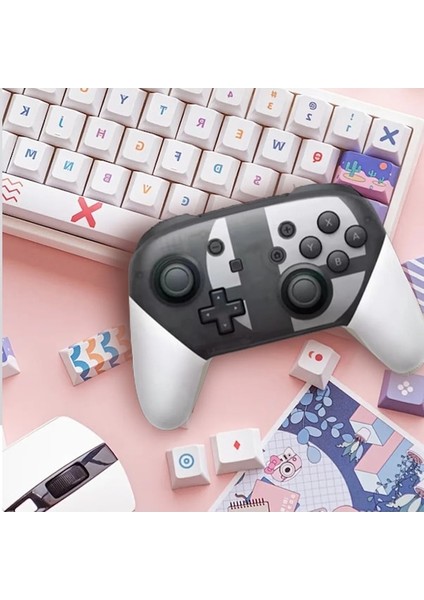 Pembe Yeşil-Kablosuz Bluetooth Gamepad Nintendo Anahtarı Aksesuarları Için Pro Denetleyici Joystick Anahtarı Oyun Konsolu ile 6 Eksen Kolu (Yurt Dışından) modelleri
