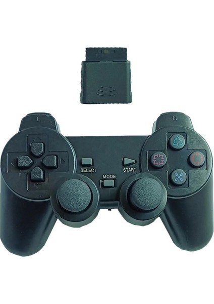 Clear-2.4g Kablosuz Denetleyici Ps2 Gamepad Için Ps2 Kablosuz Oyun Kolu Için Ps2 Pc Android Telefon Oyun Denetleyicisi (Yurt Dışından)