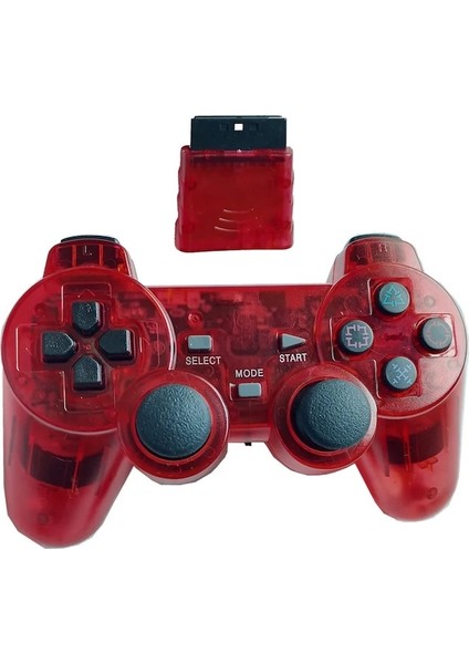 Clear-2.4g Kablosuz Denetleyici Ps2 Gamepad Için Ps2 Kablosuz Oyun Kolu Için Ps2 Pc Android Telefon Oyun Denetleyicisi (Yurt Dışından)