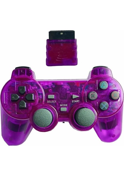 Clear-2.4g Kablosuz Denetleyici Ps2 Gamepad Için Ps2 Kablosuz Oyun Kolu Için Ps2 Pc Android Telefon Oyun Denetleyicisi (Yurt Dışından)