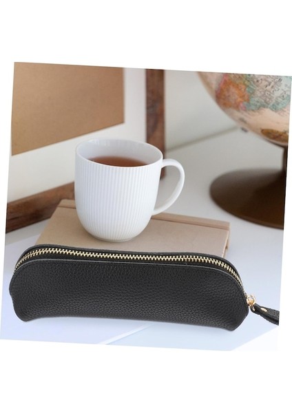 Heamor Kalem Kutusu Insülin Kalemi Kabı Kırtasiye Çantası Kalem Rulo Sarma Kalem Çantası Kalem Kapak Dolma Kalem Kılıfı Kalem Kapak Okula Güzel Şeyler Kalemlik Mini Bavul Deri - Siyah (Yurt Dışından) indirimleri