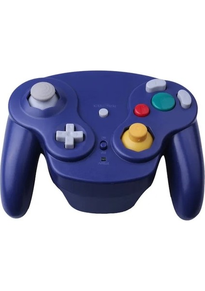 Silver-2.4ghz Oyun Denetleyicisi Kablosuz Oyun Pedi Joystick Gamecube Için Ngc Için Wii Şok Turbo Temizleme Fonksiyonu Değil Bluetooth (Yurt Dışından)