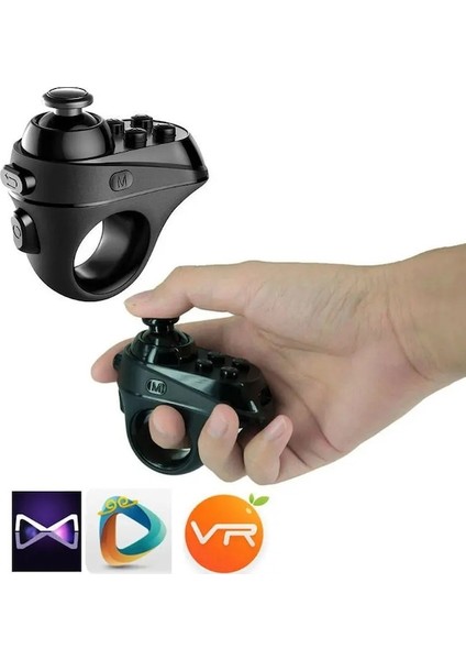 B-R1 Halka Şekli 3D Bluetooth 4.0 Vr Denetleyici Kablosuz Gamepad Joystick Oyun Uzaktan Kumandası Los ve Android Için Smartpho (Yurt Dışından)