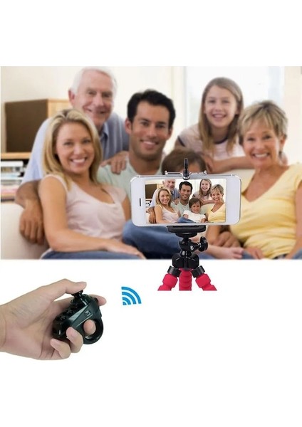 B-R1 Halka Şekli 3D Bluetooth 4.0 Vr Denetleyici Kablosuz Gamepad Joystick Oyun Uzaktan Kumandası Los ve Android Için Smartpho (Yurt Dışından)