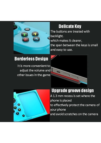 Alıcı Ile Bk-Pc Için Kablosuz Joystick Cep Telefonu Için Bluetooth Denetleyicisi Android/ıos/ps4 Için Gerilebilir Gamepad D3 Anahtar Pubg Için Joypad (Yurt Dışından)