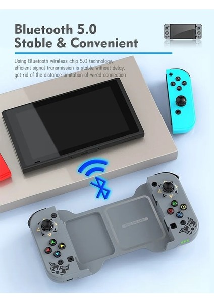Siyah-Kablosuz Telefon Joypad Standı Oyun Denetleyicisi Joystick Anahtarı Pc Ps4 Iphone Uyumlu 13 14 Android Pubg (Yurt Dışından) indirimleri