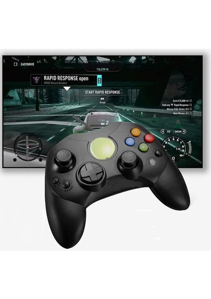 Siyah-Gamepad Xbox Eski Nesil Denetleyici Oyun Joystick Kablolu Gamepad Xbox Eski Klasik Denetleyicileri Için 4.9ft USB Kablolu (Yurt Dışından)