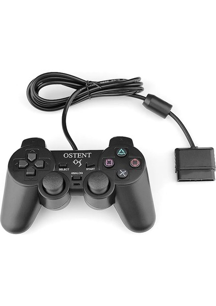 Kablolu Analog Denetleyici Gamepad Joystick Joypad Sony Playstation Ps2 Ps1 Ps One Psx Konsolu Çift Şok Titreşim (Yurt Dışından)